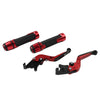 BMW C650GT C600 Red Extendable Brake Clutch Levers & Handlebar Grips (2012-2016)