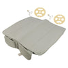 All Models Universal Grey PU Leather Car Front Seat Cover Protector