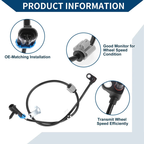 Chevrolet Astro AWD ABS Wheel Speed Sensor (2000-2005)