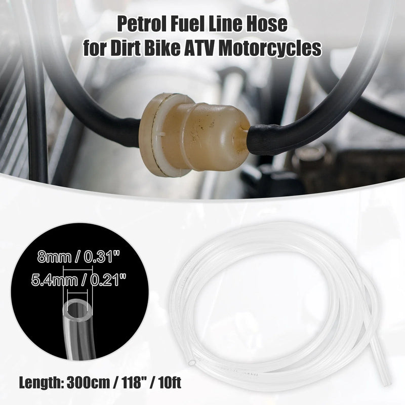 Motorcycle Dirt Bike Fuel Vent Line Hose 0.31'' x 10ft
