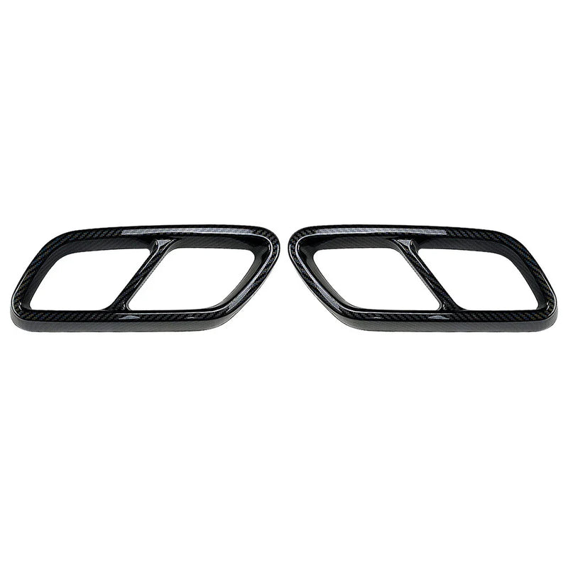 Mercedes Benz C-Class Rear Exhaust Muffler Tail Pipe Covers (2022-2023)