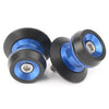 Yamaha YZF R1 R3 R6 MT-09 MT-10 6mm Blue Swing Arm Spool Slider