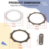 Honda VT750C2 / VT750CBS Clutch Friction Steel Plates (2007–2024)