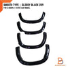 Toyota Hilux Glossy Black  Fender Flares (1997-2005)