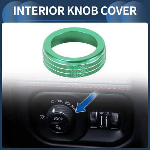 Dodge RAM Headlight Fog Light Control Switch Knob Cover (2018-2022)