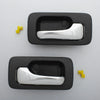 1990-1993 Honda Accord - Black Chrome Inner Door Handle Set (2 x)