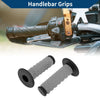 Motorcycle - Soft Rubber Black 22 x 24 mm Hand Grips Cover