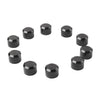Harley Electra Glide, Road King 9mm-12mm Engine Screw Bolt Cover Caps Black