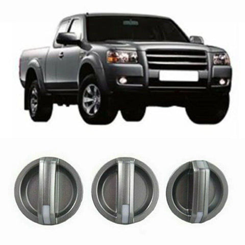 Ford Ranger PJ / PK, Mazda BT-50 3 Pcs Heater Fan Control Knobs (2006-2011)