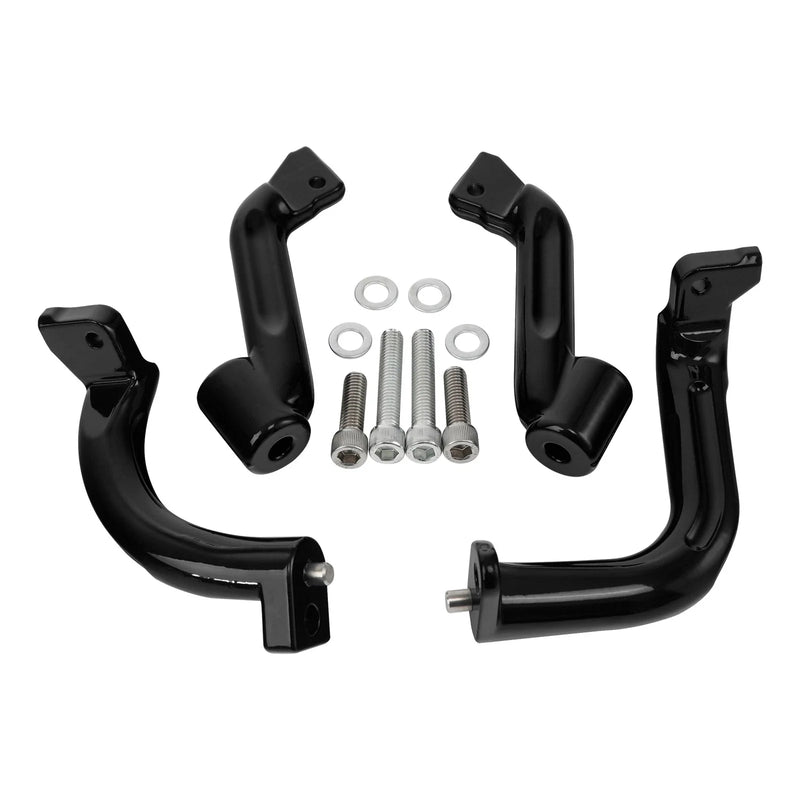 Harley Touring Street Glide Rider Driver Footboards Mount Bracket (14-24)