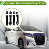 Toyota Alphard Gloss Black Exterior Door Handle Cover Trim (2015-2021)