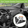 Honda Civic (2016-2019) Black A Pillar Door Tweeter Speaker Cover Trim