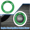 Dodge Charger Challenger Aluminum Alloy Green Engine Start Button Sticker