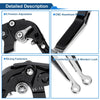 Honda X11 (2000-2001) - Black Silver Tone Adjustable Brake Clutch Levers