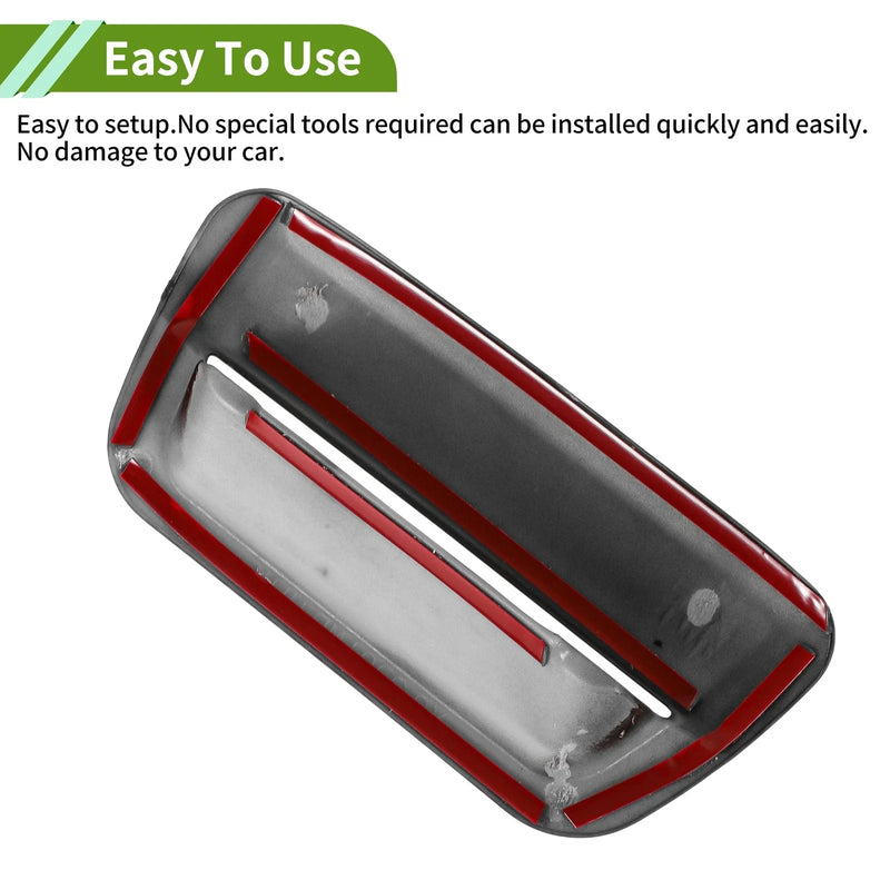 Jeep Grand Cherokee Black Exterior Door Handle Cover Trim