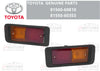 Toyota Landcruiser 2 x Bumper Lamp Assy Tail Light