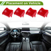 Ford Mustang 4 Pcs Window Switch Bezel Covers (2015-2020)