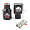 Harley Honda 1" Motorcycle Handlebar Mount Adapter Risers Clamp