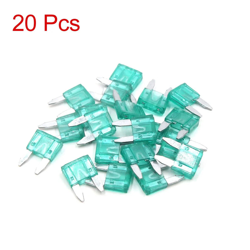 Auto Motorcycle Car 30A Mini Blare Style Fuses 20pcs