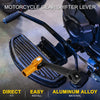 Motorcycle Folding Gear Shifter Lever Shift Pedal Aluminum Alloy Black Gold Tone
