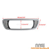 Harley Road Glide Headlight Fairing Bezel Trim Cover with DRL LED Light (2014)