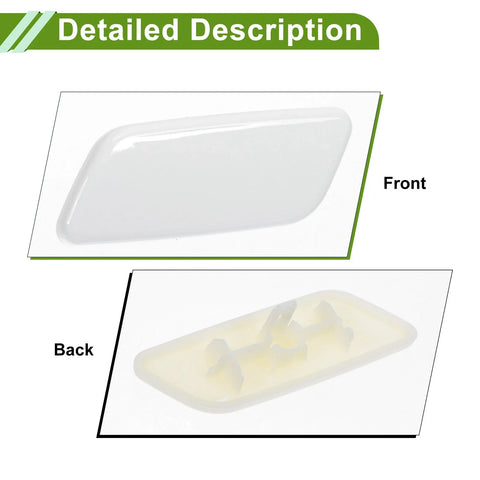 Toyota Prado (2012-2015) White Front Left Washer Nozzle Cover