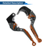 Honda CBR600RR (2003-2016) - Titanium Orange Adjustable Brake Clutch Levers