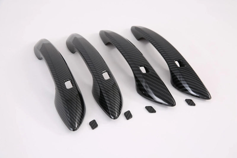 Hyundai Sonata Carbon Fiber Smartkey Door Handle Lid Cover Trim (2020-2023)
