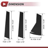 Nissan Qashqai 6 Pcs Black Door Pillar Window Trim (2008-2013)