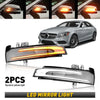 Mercedes-Benz C-Class 2 x LED Mirror Turn Signal Puddle Light (2007–2014)