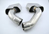 BMW F15 X5 (2014-2015) 2 x Muffler Pipes Steel Rear Bumper Exhaust Tips