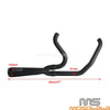 Harley Touring FLTRX FLTRXS FLTRK FLTRXP Exhaust System w/ End Cap (2014-2023)