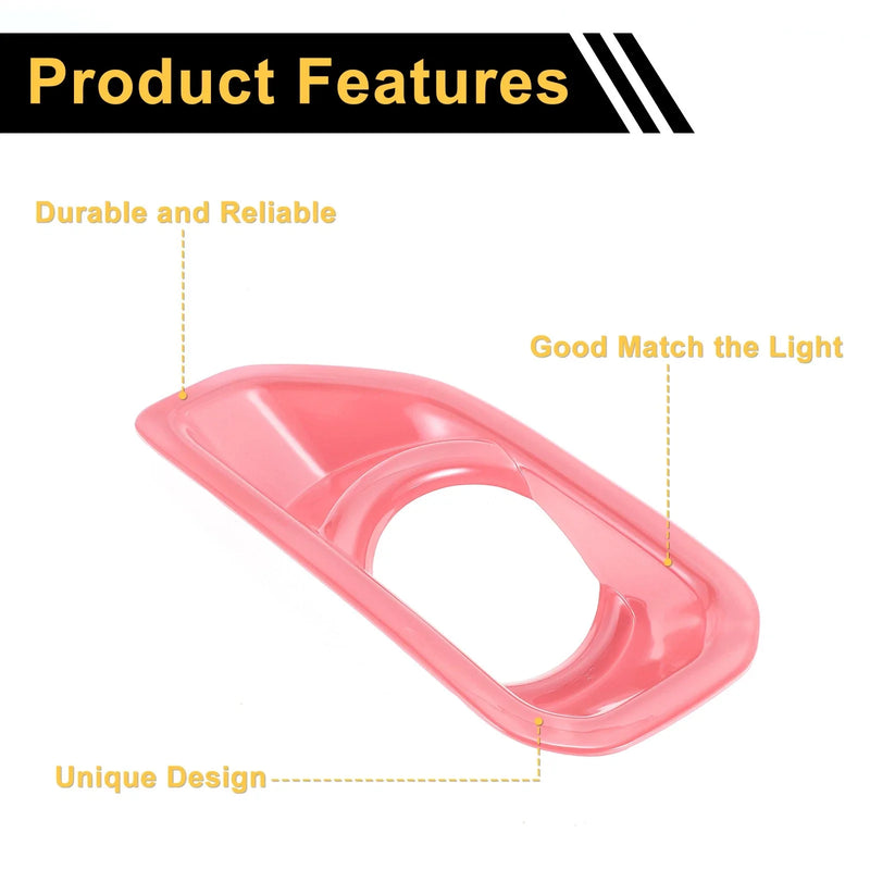 Jeep Wrangler JL Gladiator (2018-2023) - 2 x Pink Fog Light Grills