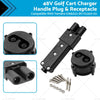 Yamaha G19, G22 48V Golf Cart Charger Handle Plug & Receptacle (2007-2016)