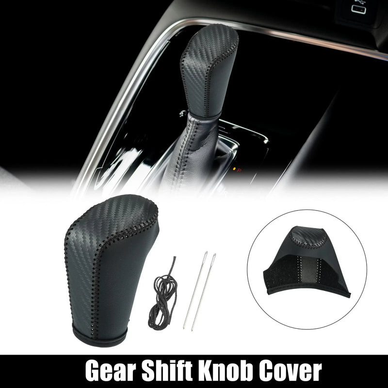 Honda Accord (2018-2023) - Carbon Fiber Pattern Black Gear Shift Knob Cover