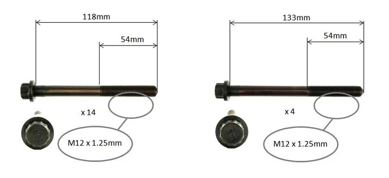 Pajero NS NT 3.2L 2 x Head Gasket + Head Bolts (2006–2009)