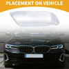 BMW X5 1 x Front Right Headlight Lens Cover Clear (2004 - 2006)