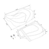 Harley Touring CVO Road Glide Seats Backrest Pad (2009-2023)