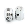 Honda GL1500 2 x Chrome Headlight Adjustment Switch Knobs (1988-2000)