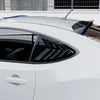 Toyota GT86 Subaru BRZ Scion FR-S Rear Window Louvers Covers (2013–2020)