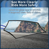 Rear View Mirror M8/M10 Motorcycle Side Rearview Mirror Blue Aluminum Alloy