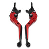 Kawasaki ZX1400 ZX14R ZZR1400 Red Extendable Brake Clutch Levers (06-17)