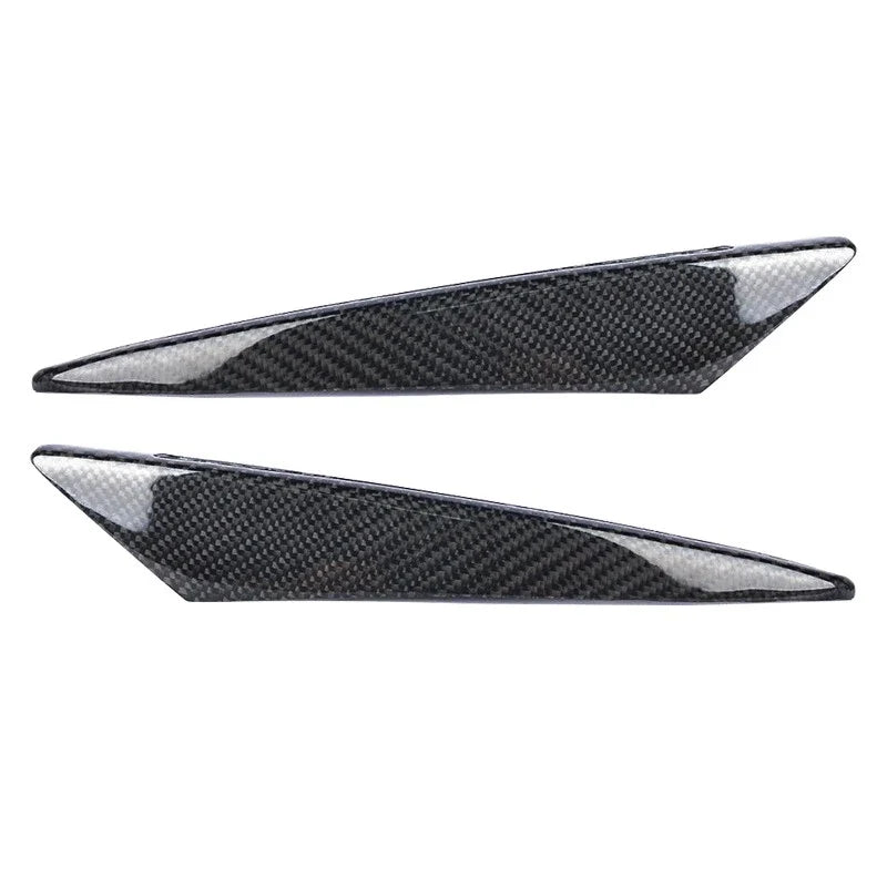BMW E90 E92 E93 M3 Carbon Fiber Fender Side Light Grille Trim (2008-2013)