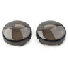 Harley Dyna Touring Softail LED Rear Turn Signal Smoked Lens Covers