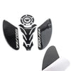 Yamaha YZF-R6 3D Carbon Fiber Tank Pad Traction Decal Set (2006-2023)