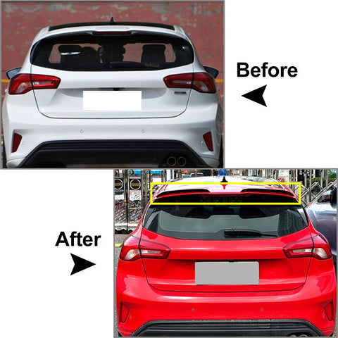 Ford Focus Rear Roof Trunk Spoiler Tail Wing Lip (2019-2023)