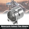 Motorcycle 51-62mm 2.0-2.4in Exhaust Pipe Adapter Connector Reducer Muffler