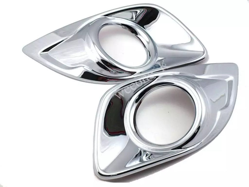 Mitsubishi Mirage Hatchback Chrome Fog Light Covers (2012-2015)