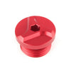 BMW S1000RR, S1000R, S1000XR Red Oil Gas Filler Cap Nut (2009-2018)