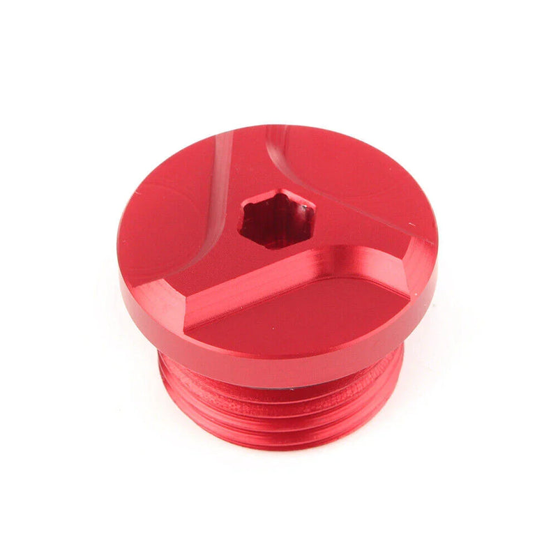 BMW S1000RR, S1000R, S1000XR Red Oil Gas Filler Cap Nut (2009-2018)